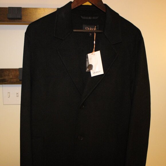 100% Mongolian Cashmere Double-Faced Overcoat -- Size S -- Black - Picture 5 of 13